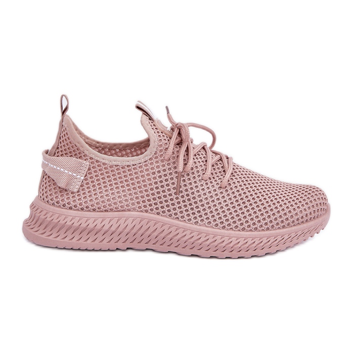 Pink -Mesh -in -pink -in -pink Sports Shoes vaaleanpunainen