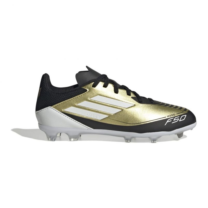 Adidas Junior F50 League FG/MG Messi IF6919 PLN -kengät kultainen