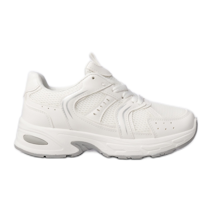 Naisten lenkkarit laiturilla valkoinen