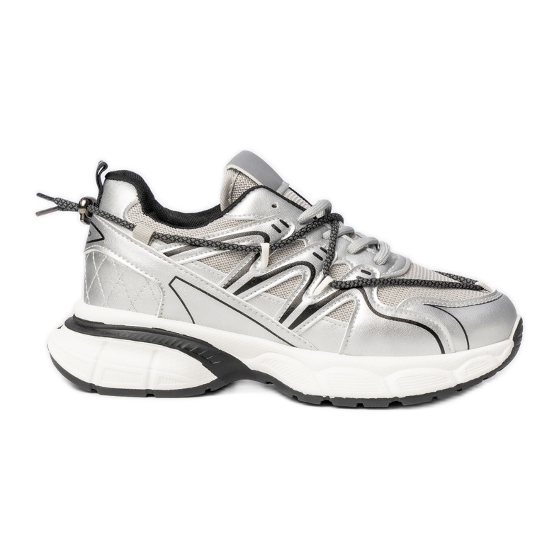 Naisten hopea -lenkkarit laiturilla