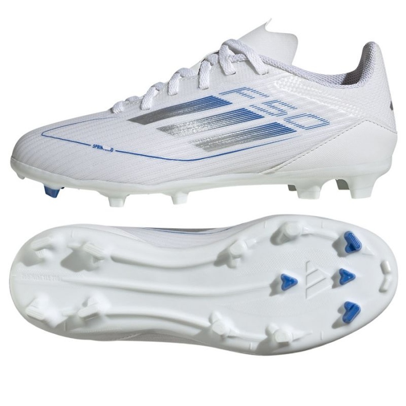 Adidas F50 League FG/MG FG IE3748 White-sininen valkoinen