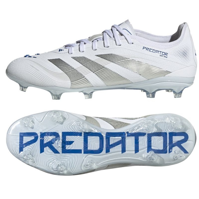 Adidas Predator Pro FG ID3857 Valkoinen ja hopea