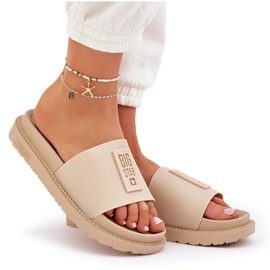 Naisten tossut Big Star LL274A210 Beige