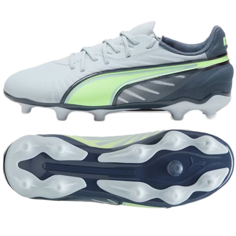 Puma King Match Jr FG/AG 108048-03 Valkoiset kengät valkoinen
