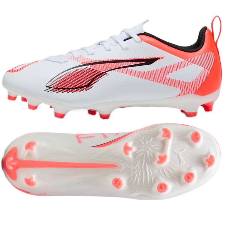 Puma Ultra 5 Play FG/AG 108170-01 Valkoiset kengät valkoinen