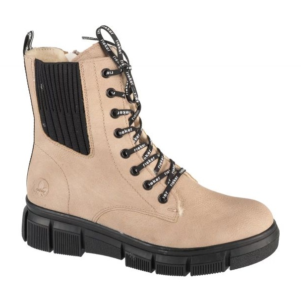 Rieker-saapikkaat x3414-60 kengät beige