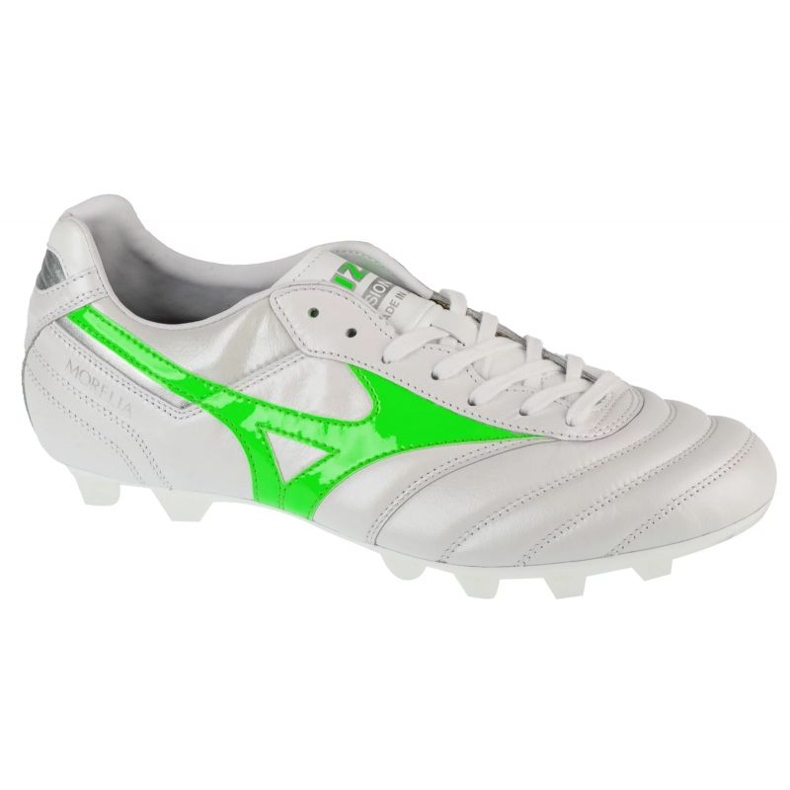 Mizuno Morelia II Japani FG P1GA250137 jalkapallokengät valkoinen