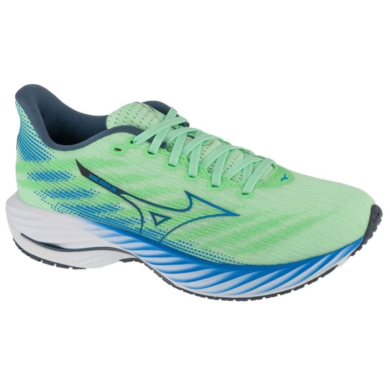 Juoksukengät Mizuno Wave Rider 28 J1GC240354 vihreä