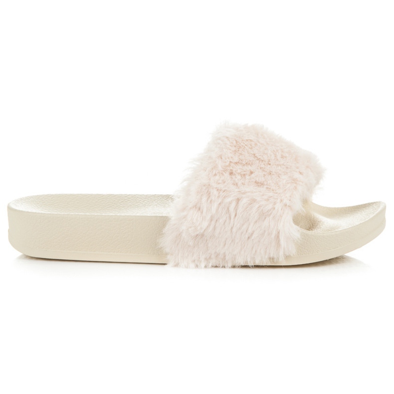 Via Giulia  Kermanväriset tossut turkisella ruskea