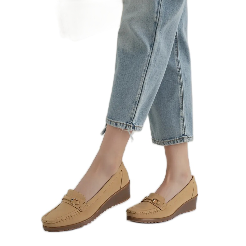 Naisten Mirena Khaki Leafers vihreä