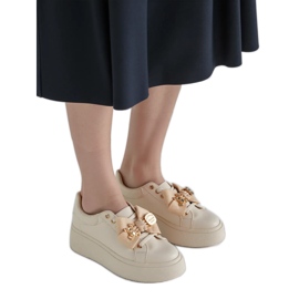 Naisten lenkkarit viehättävä beige