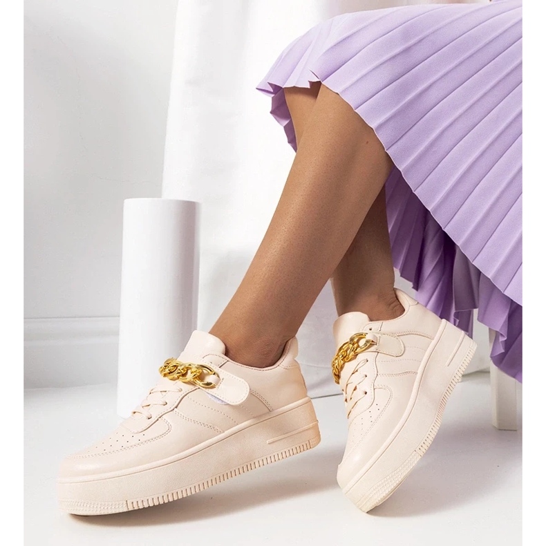 D/GMR Vaaleanpunaiset lenkkarit Memphis-ketjulla vaaleanpunainen