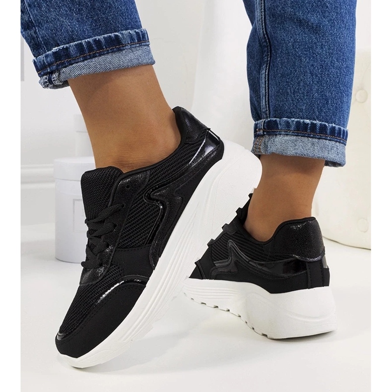 D/GMR Naisten mustat Basemat-lenkkarit