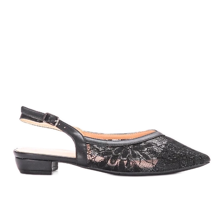 D/GMR Marliozin mustat pitsiset balerinat