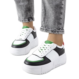 D/GMR Naisten mustat Mandib lenkkarit valkoinen