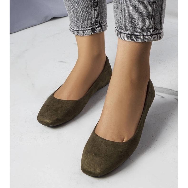 D/GMR Jules vihreät eko-mokkanahkabalettiassut