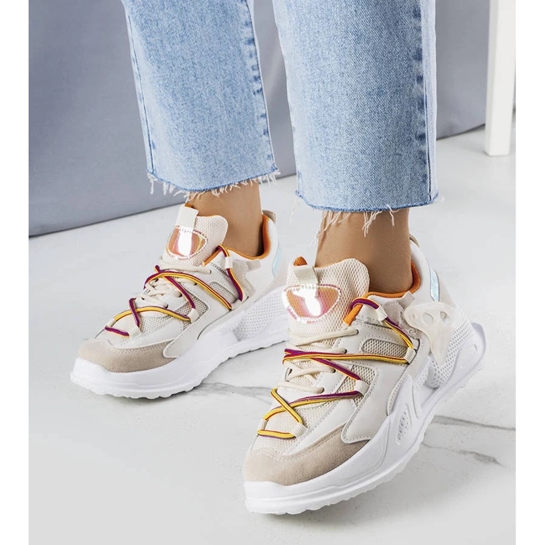 D/GMR Tracin beige-sekoitekangaslenkkarit