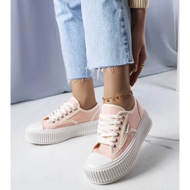 D/GMR Connien vaaleanpunaiset alustalenkkarit vaaleanpunainen