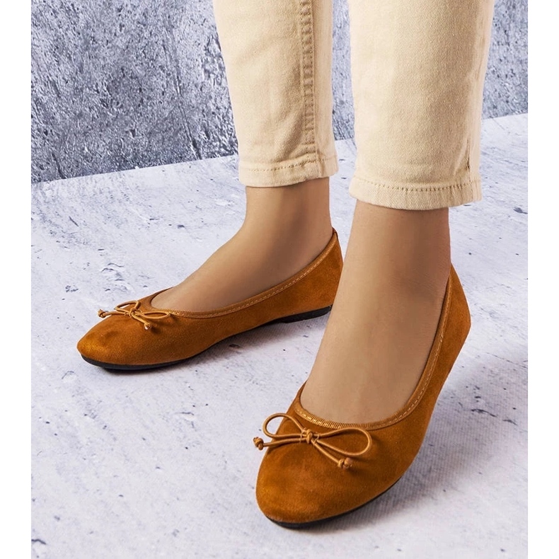 D/GMR Ruskeat balerinat Chandonnet-rusetilla