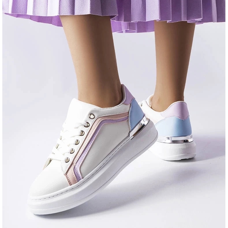 D/GMR Soucyn valkoiset lenkkarit paksulla pohjalla valkoinen