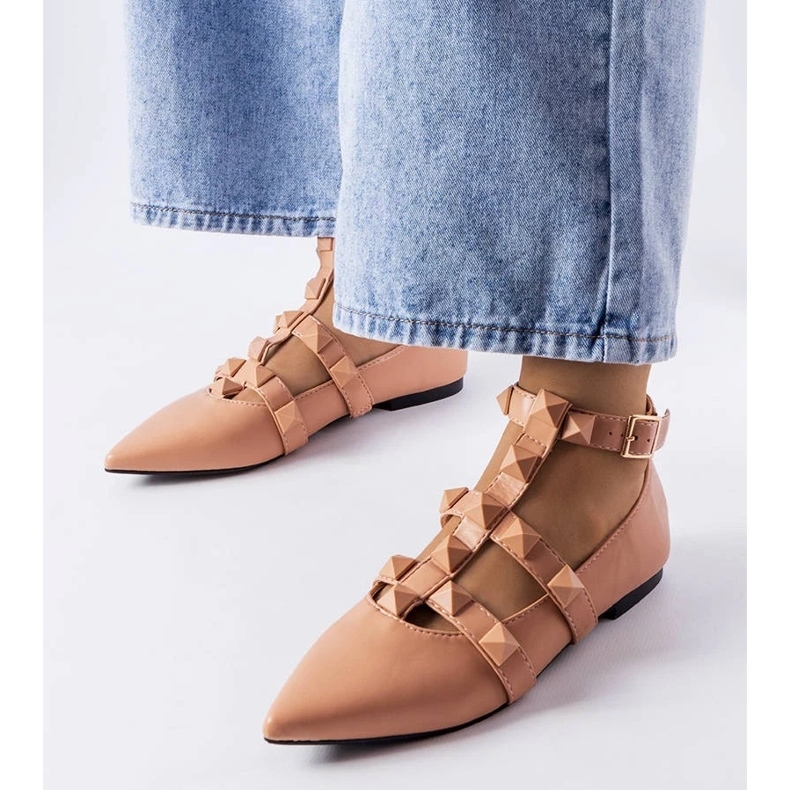 D/GMR Beiget ballerinat upealla Blur-kiinnikkeellä