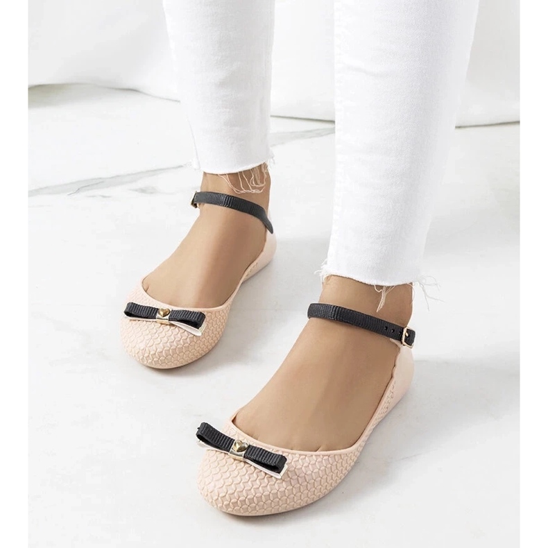 D/GMR Heather beige naisten balettiasunto