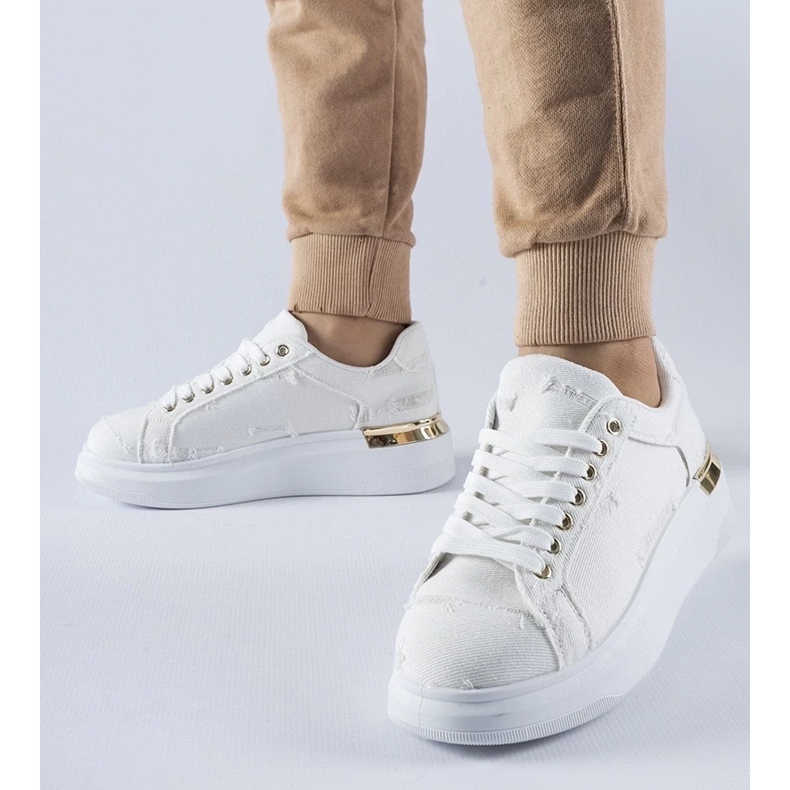 D/GMR Valkoiset lenkkarit Ossonin alustalla valkoinen