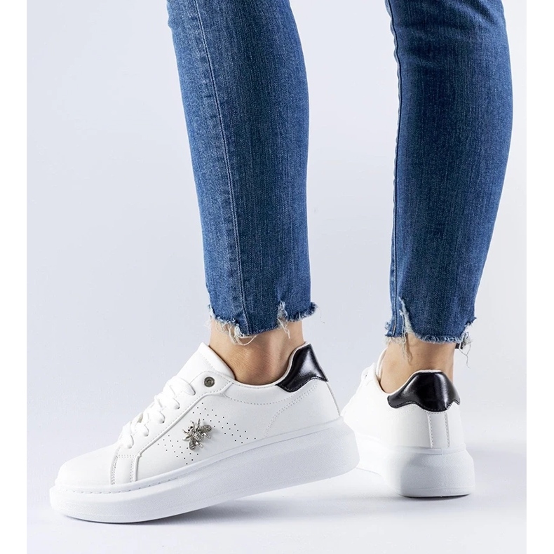 D/GMR Valkoiset lenkkarit zirkonia Fairfax-sovelluksella valkoinen