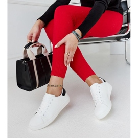 D/GMR Valkoiset lenkkarit Birikti -alustalla mustalla elementillä valkoinen