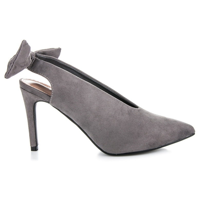 Cm Paris Mokkapumput rusetilla harmaa