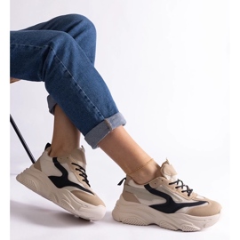 D/CEO Beiget ja mustat naisten Milenka-lenkkarit