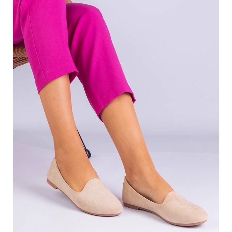 D/CEO Beige Classic Ballerinas Ekozamsz Valensiasta