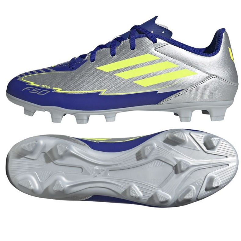 Adidas F50 Club FG/MG IH0916 Hopeasiniset kengät