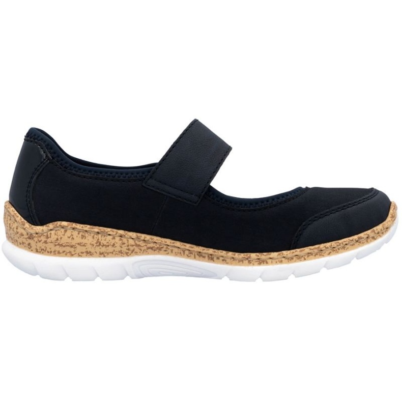 Rieker N42B0-14 Velcro Shoes Navy Blue sininen