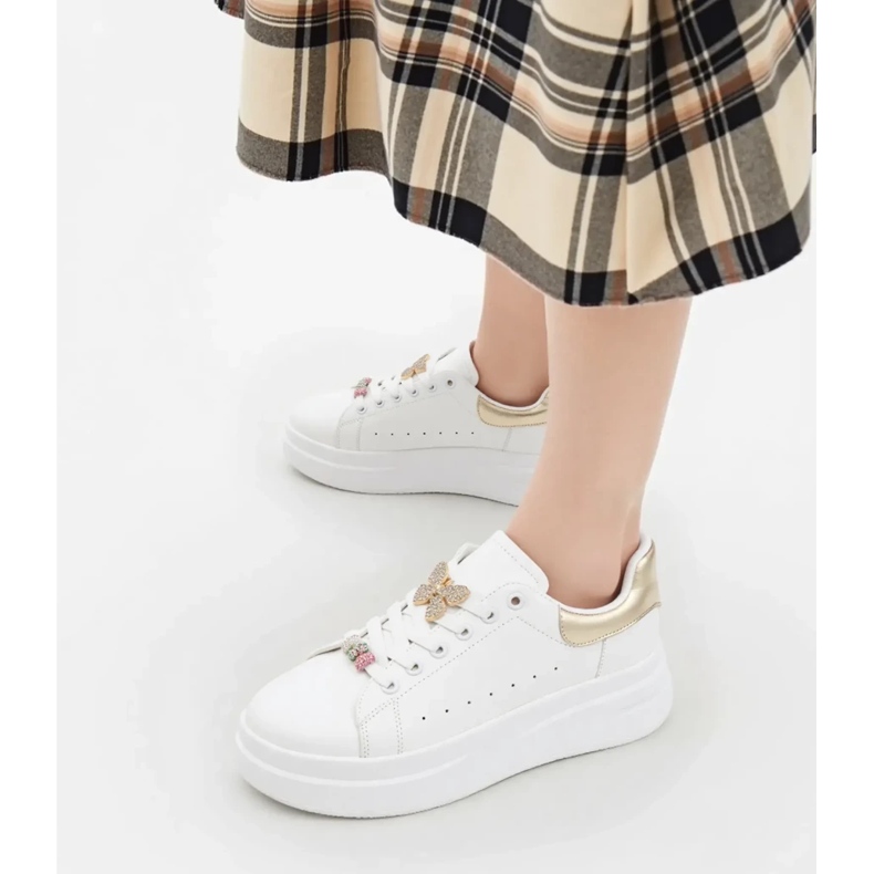 Naisten lenkkarit Azora -kulta kultainen