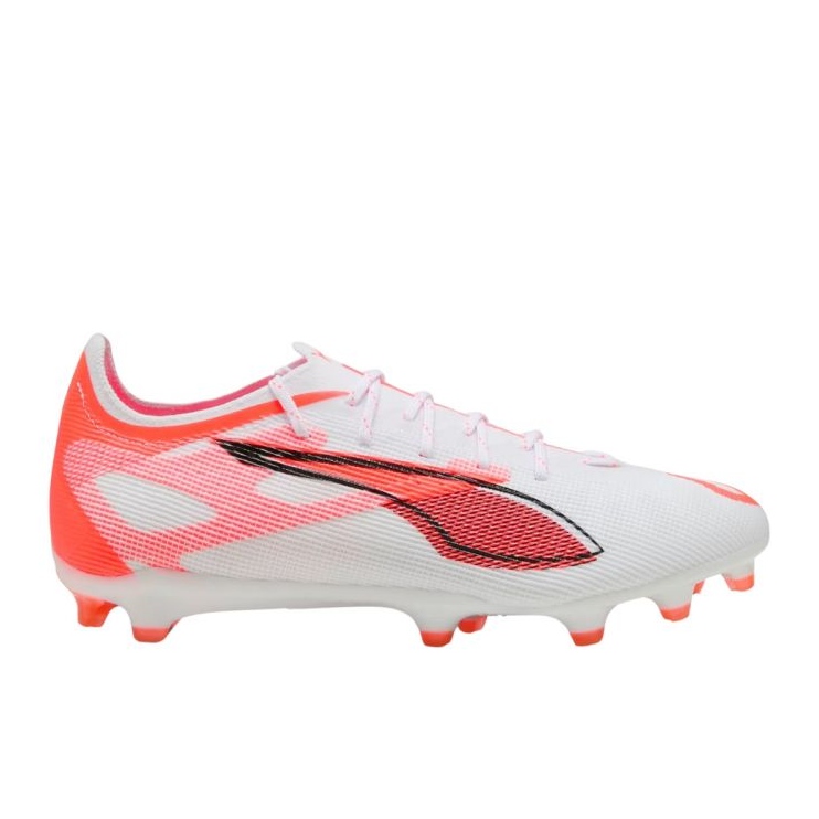Puma Ultra 5 Pro FG/AG 108161 01 Valkoiset jalkapallokengät valkoinen