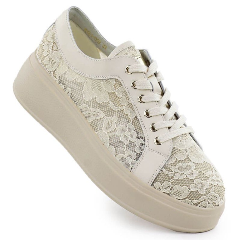 S.Barski Kengät alustalla S. Barski Hy51-059 Beige