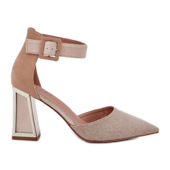 Postin sandaalit terävät varpaat beige