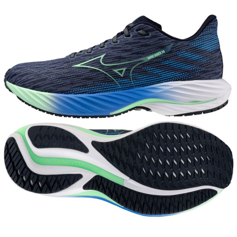 Juoksukengät Mizuno Wave Rider 28 J1GC240351 sininen