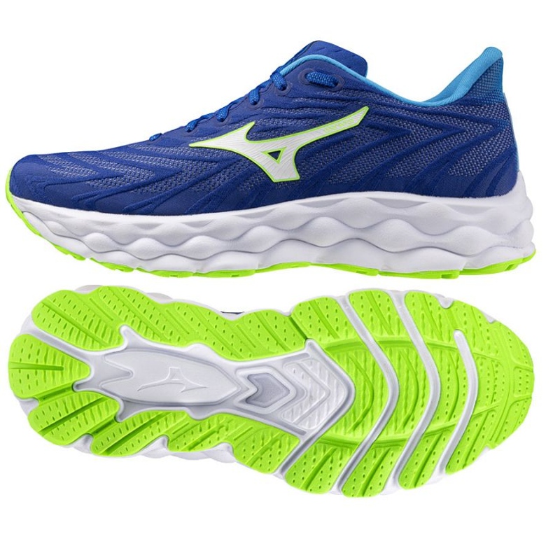 Juoksukengät Mizuno Wave Sky 8 J1GC240253 Sininen