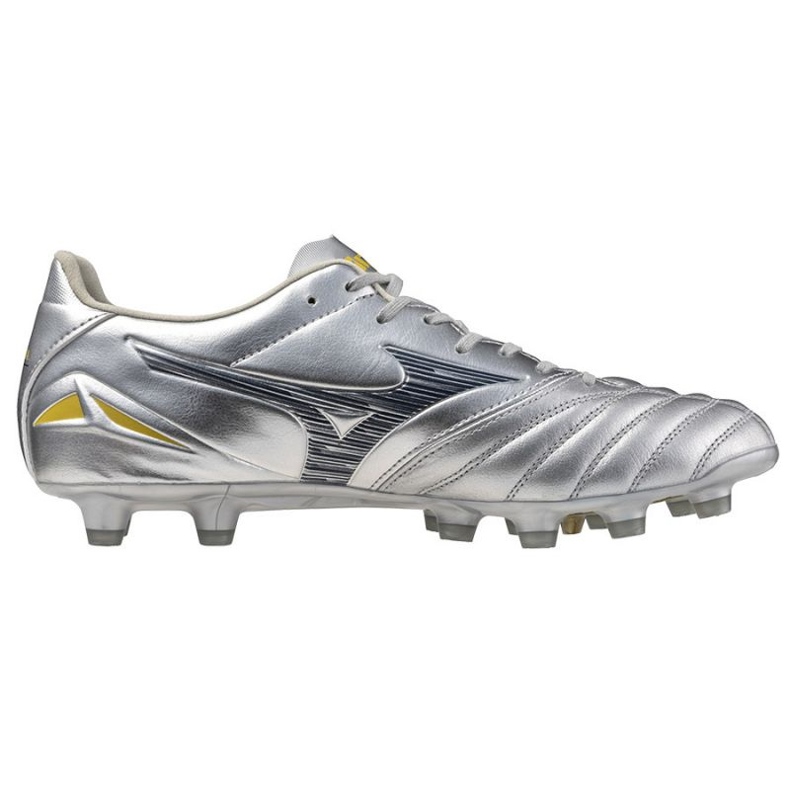 Mizuno Morelia Neo IV Pro MG P1GA253404 Jalkapallokengät hopea
