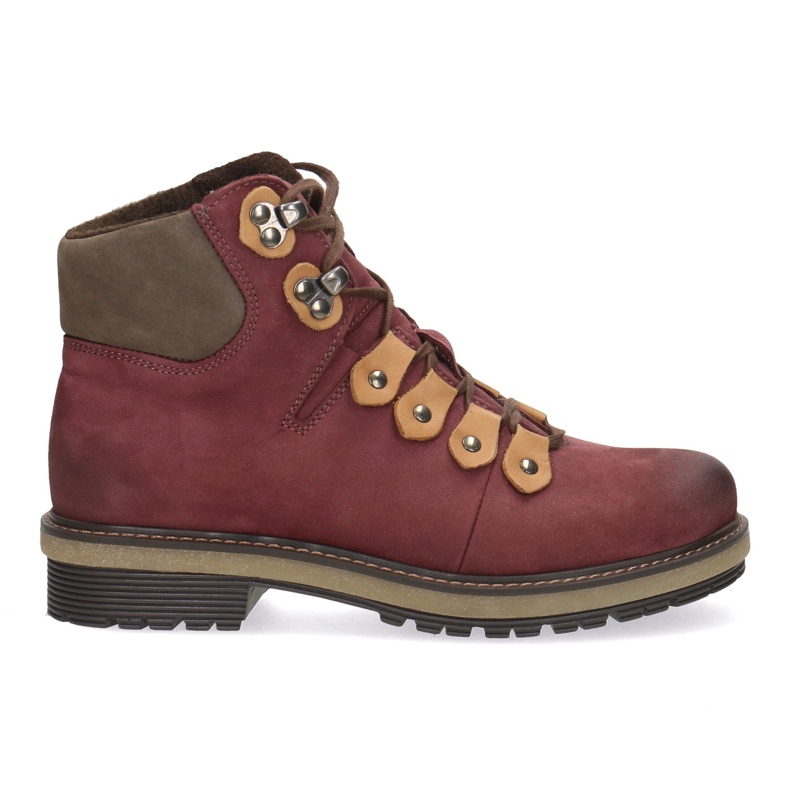 Olivier Naisten nahka Pollonus Burgundy 5-0958-013 punainen