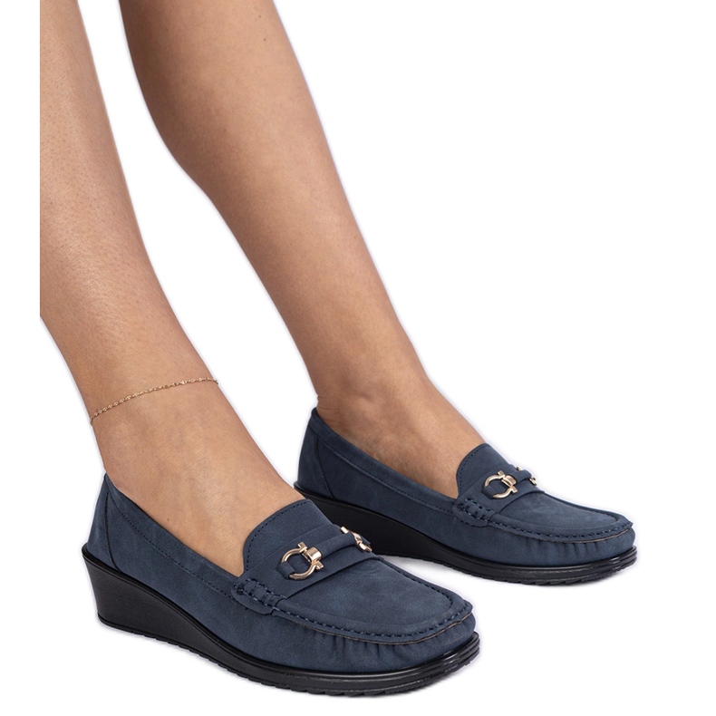 Merivoimien naisten kiila Mandes mattapintaisella maalilla sininen