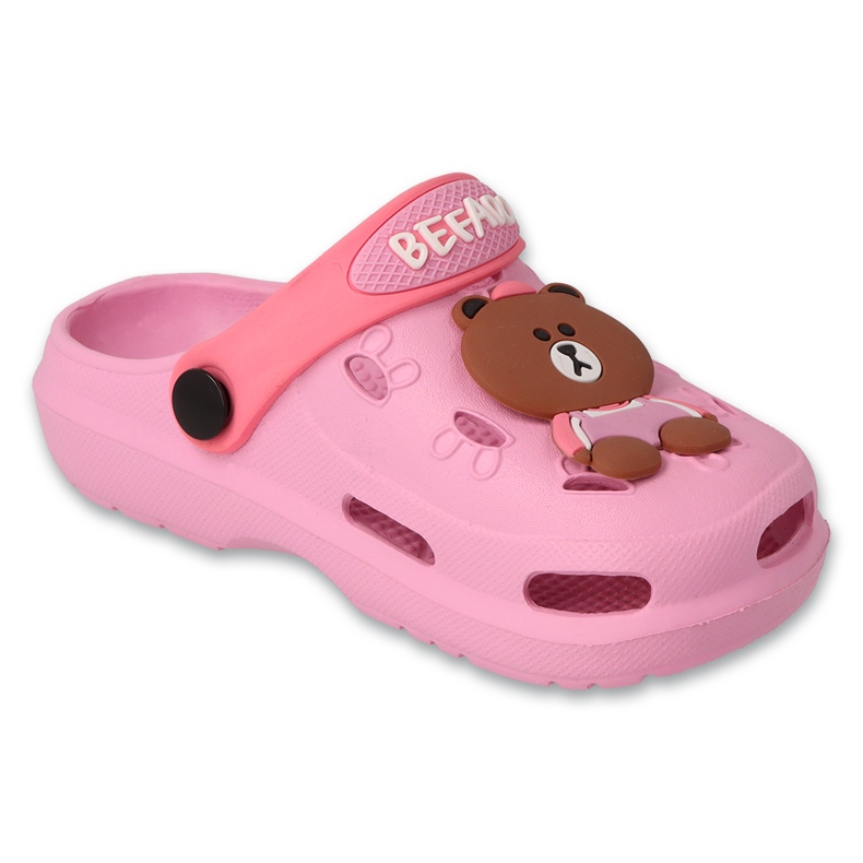 Befado Pink Children's Flip Flops 159p115 Bears vaaleanpunainen