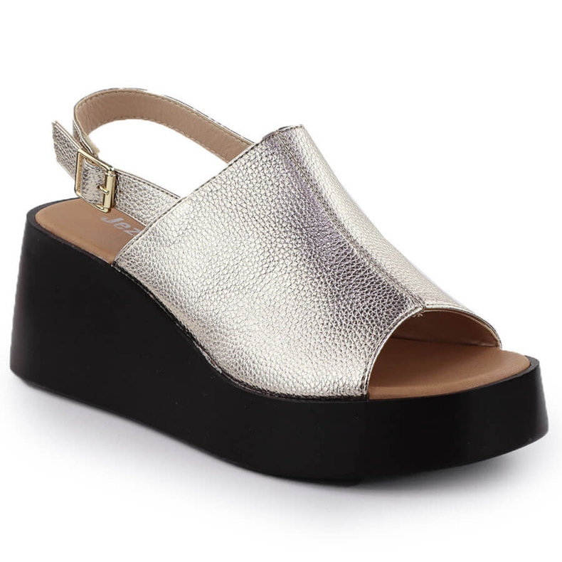 Naisten sandaalit lavalla Golden Jezzi 24130 kultainen