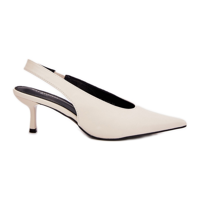 Korkokengät ecru ecru ecrue -ulkona valkoinen