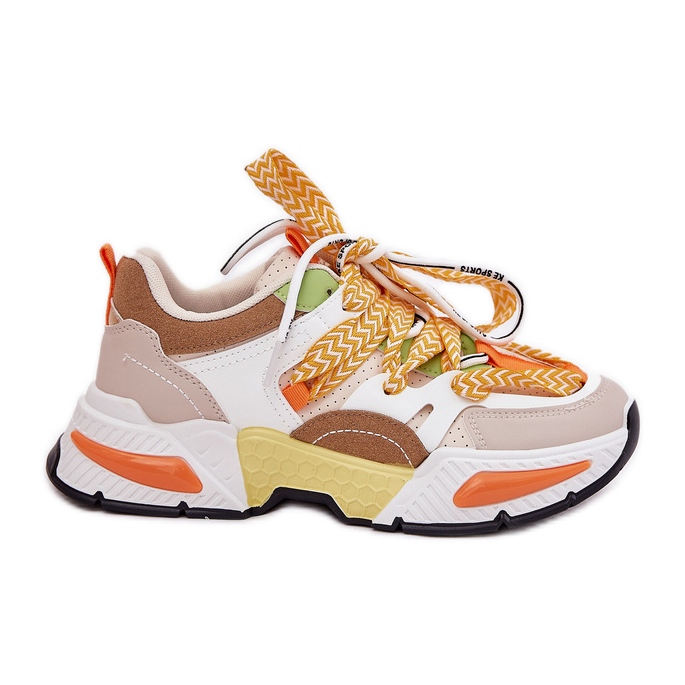 Lenkkarit Naisten urheilukengät, joissa on kaksinkertainen monivärinen