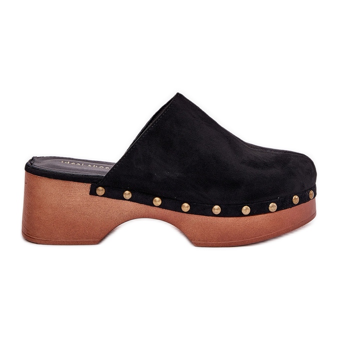 Naisten tukkeut ekologisen mokkanan mustien kanssa musta