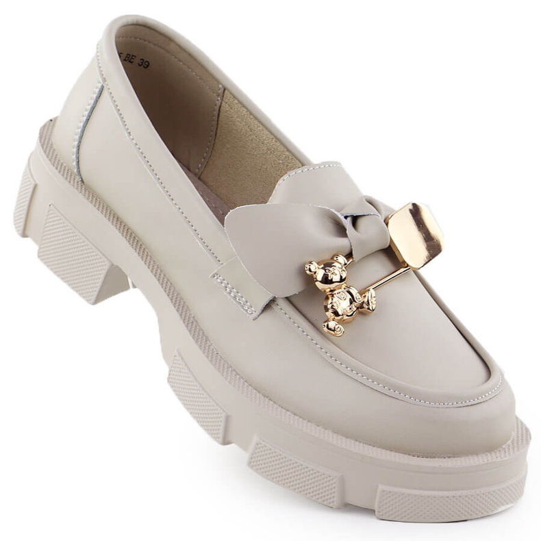 Nahkaiset naisten korot Filippo dp610 nahka beige