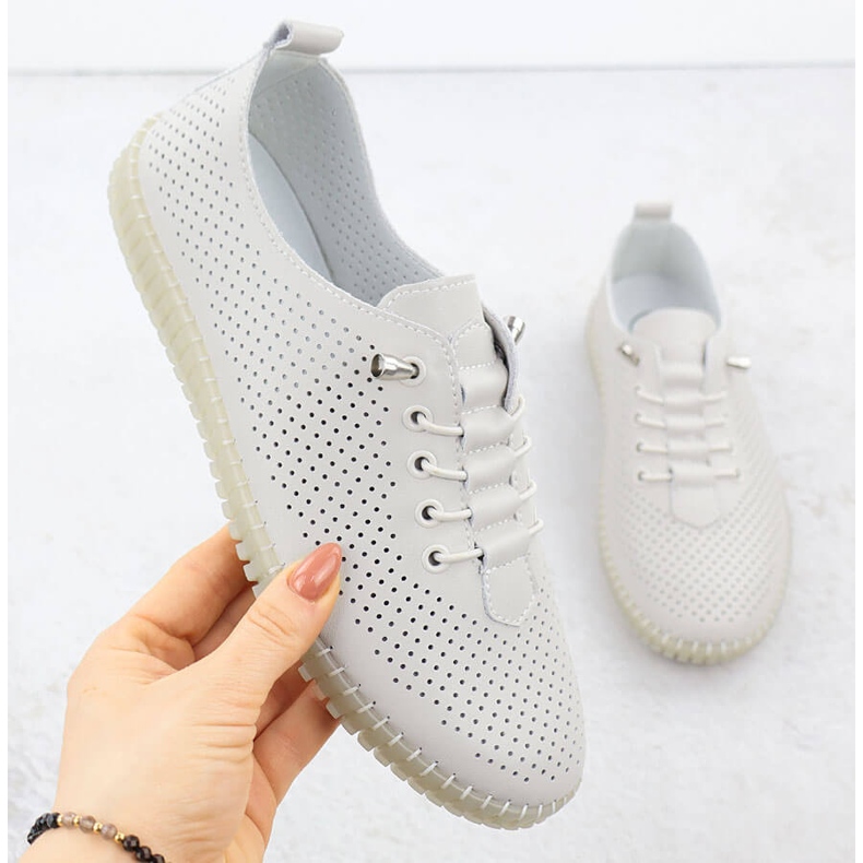 Naisten avoimien kengät liukastuivat beige filippo dp6140